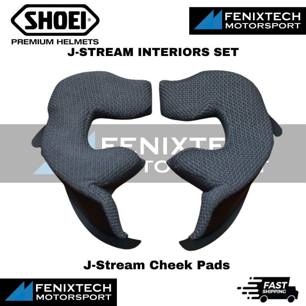 SHOEI J-Stream Motorcycle Helmet Padding Full Set ( For J-Force 2/3 Only ) 100% Original - Imej 3