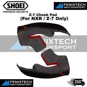 SHOEI Z-7 Cheek Pad ( For NXR / Z-7 Only ) Motorcycle Helmet Padding 100% Original