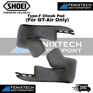 SHOEI Type-F Cheek Pad ( For GT-Air Only ) Motorcycle Helmet Padding 100% Original