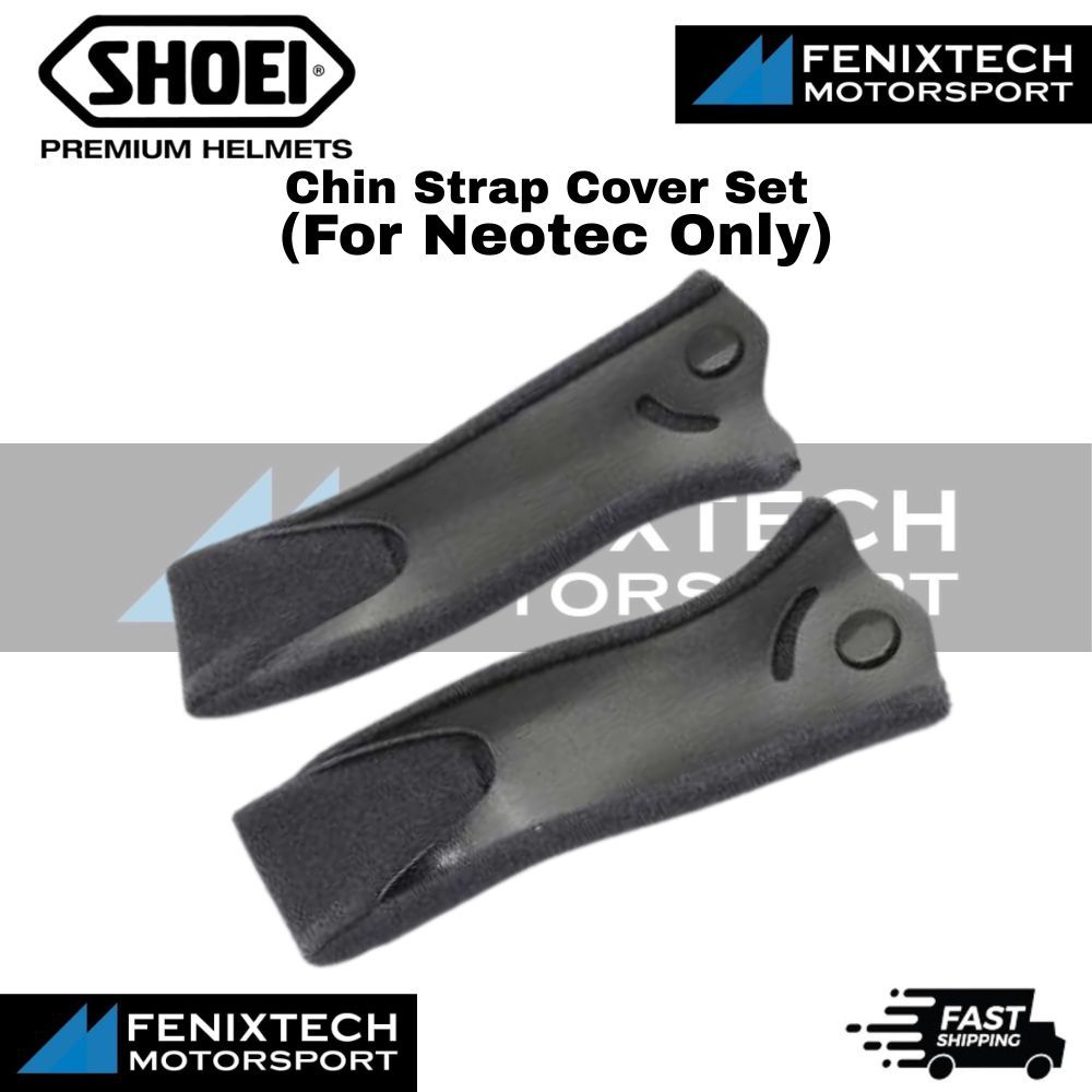 SHOEI Chin Strap Cover Set ( For Neotec Only ) Motorcycle Helmet Parts 100% Original
