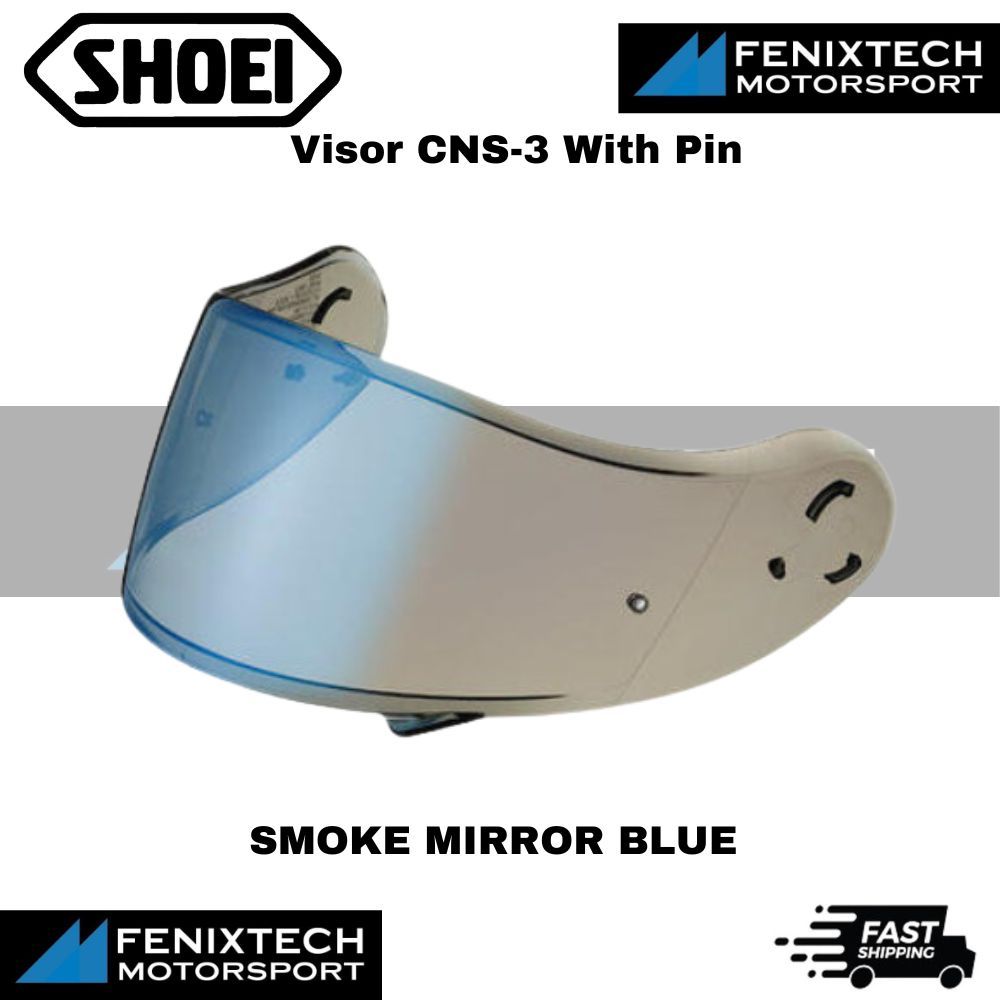 SHOEI Visor CNS-3 Visor with Pinlock Anti-Fog Lens for GT-Air ll /Neotec 2 /NXR 100% Original - Imej 3