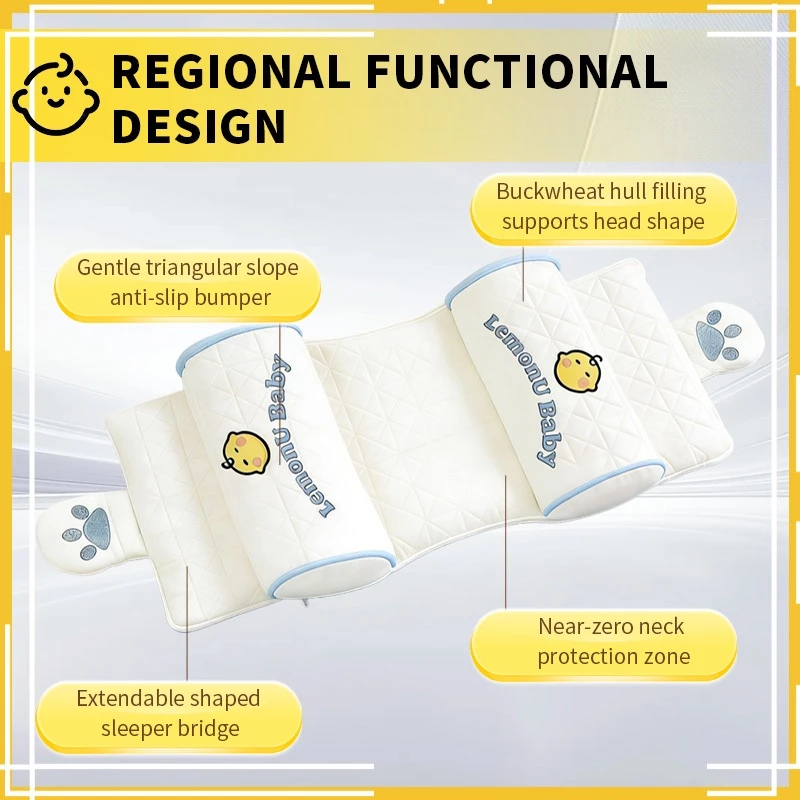 LemonU Baby Pillow Sleeping Adjustable - Image 2