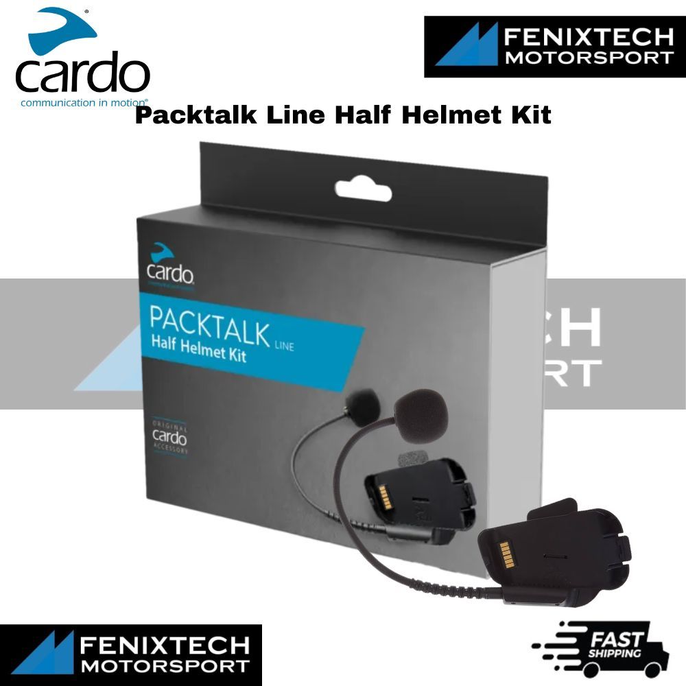 CARDO Half Helmet Kit for Packtalk Edge /Freecom Spirit /Packtalk Line 100% Original - Image 2