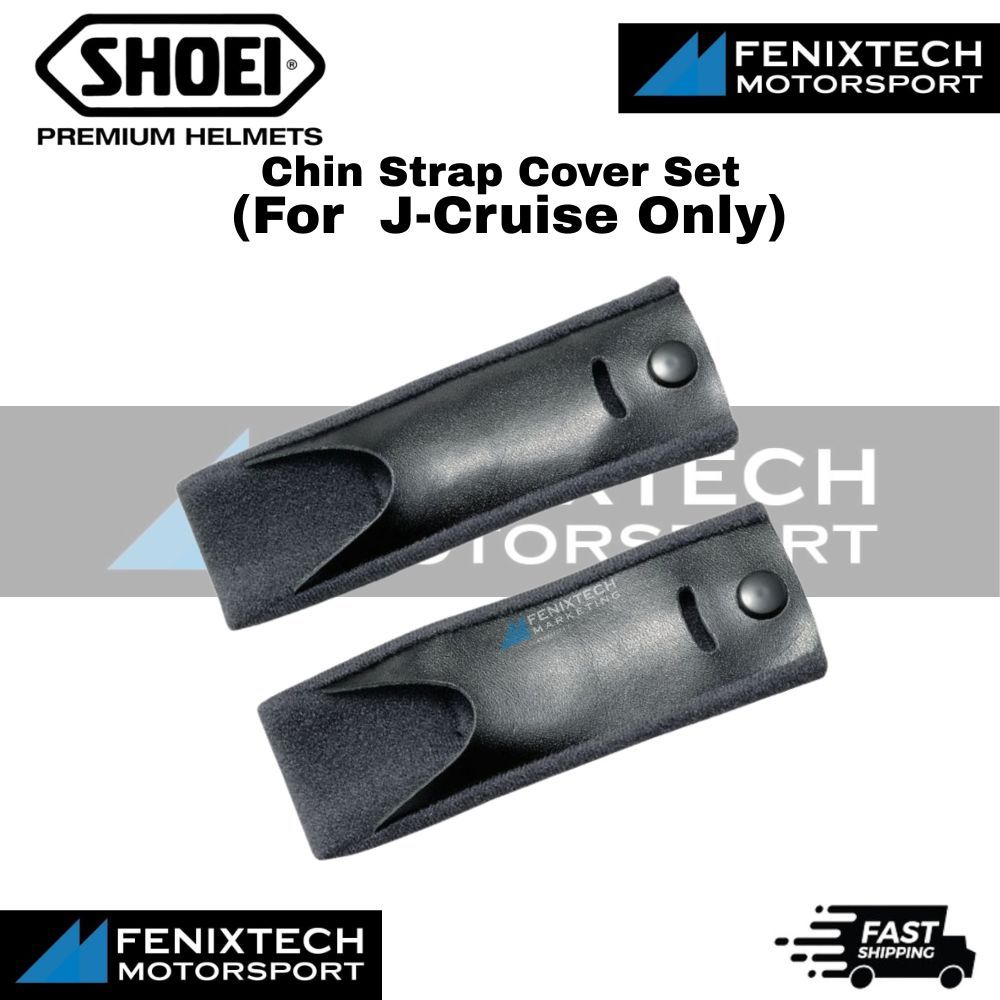 SHOEI Chin Strap Cover Set ( For J-Cruise Only ) Motorcycle Helmet Parts 100% Original
