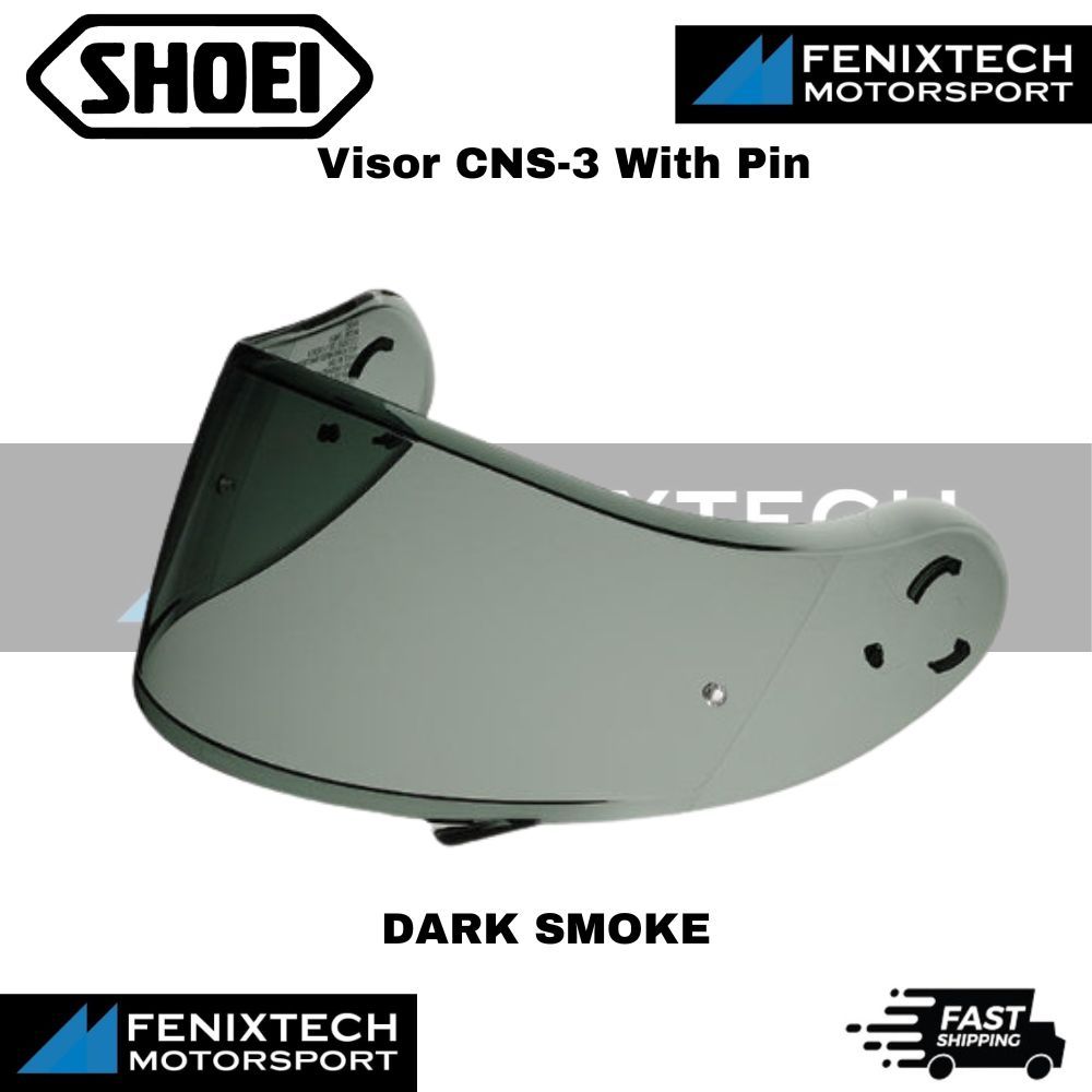 SHOEI Visor CNS-3 Visor with Pinlock Anti-Fog Lens for GT-Air ll /Neotec 2 /NXR 100% Original - Imej 2