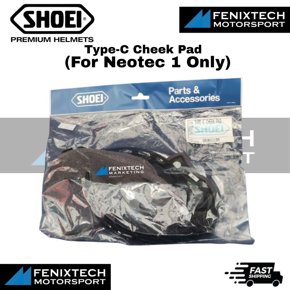 SHOEI Type-C Cheek Pad ( For Neotec 1 Only ) Motorcycle Helmet Padding 100% Original - Image 4