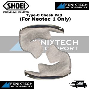 SHOEI Type-C Cheek Pad ( For Neotec 1 Only ) Motorcycle Helmet Padding 100% Original