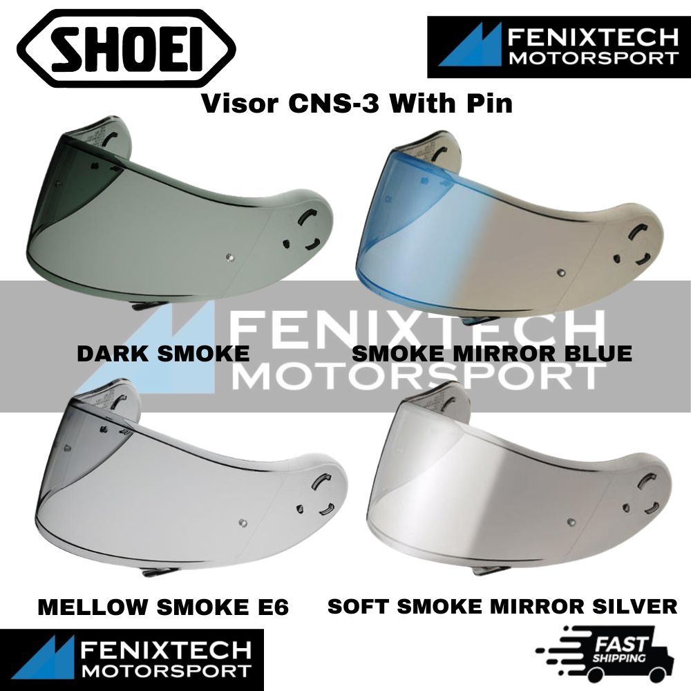 SHOEI Visor CNS-3 Visor with Pinlock Anti-Fog Lens for GT-Air ll /Neotec 2 /NXR 100% Original