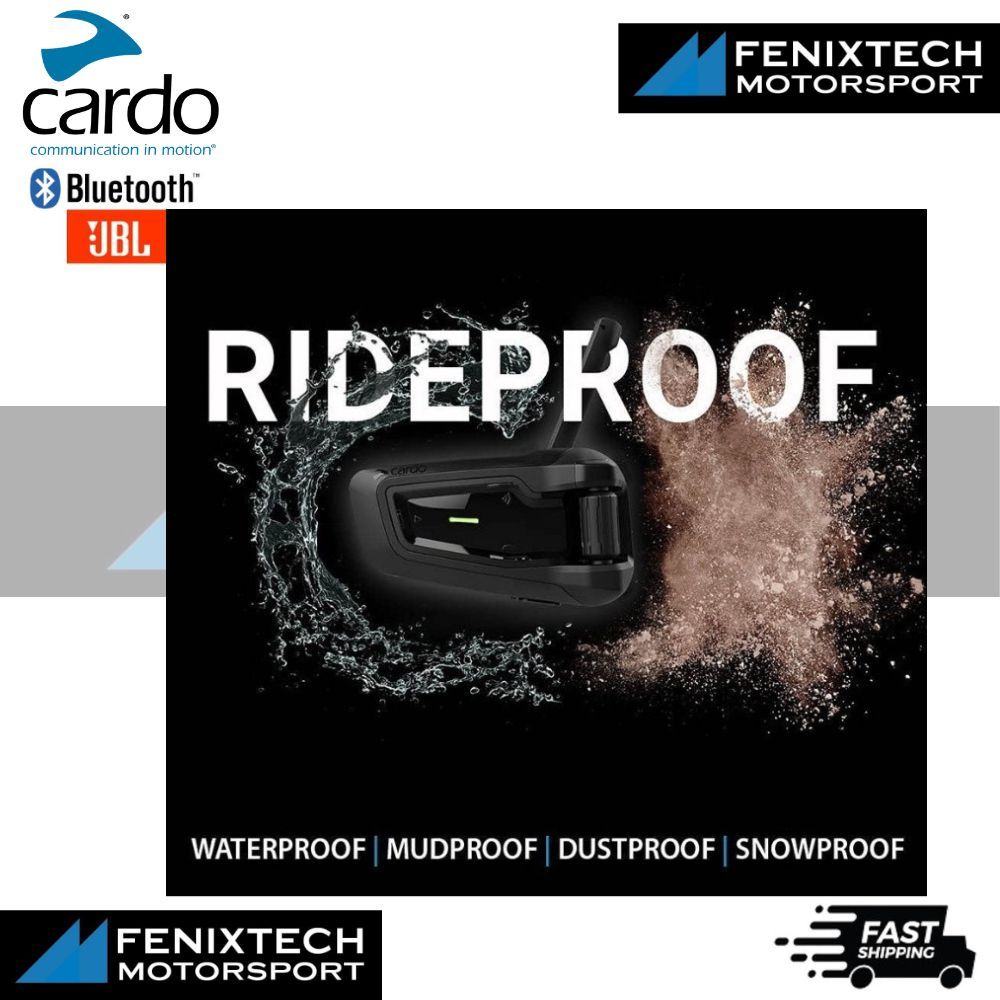 CARDO Packtalk Black Single with JBL Motorcycle Intercom Mesh Communication 100% Original - Image 6