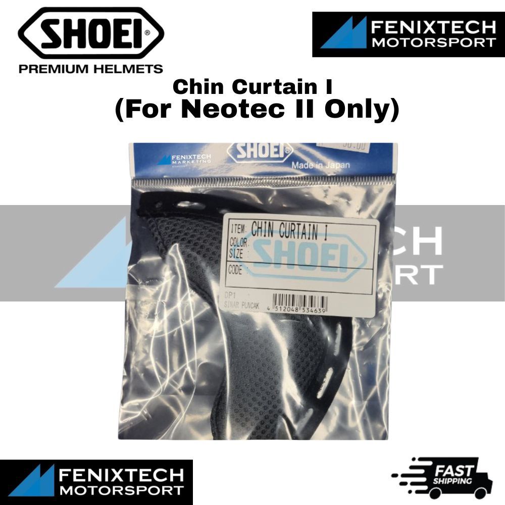 SHOEI Chin Curtain I ( For Neotec II Only ) Motorcycle Helmet Padding 100% Original - Image 3