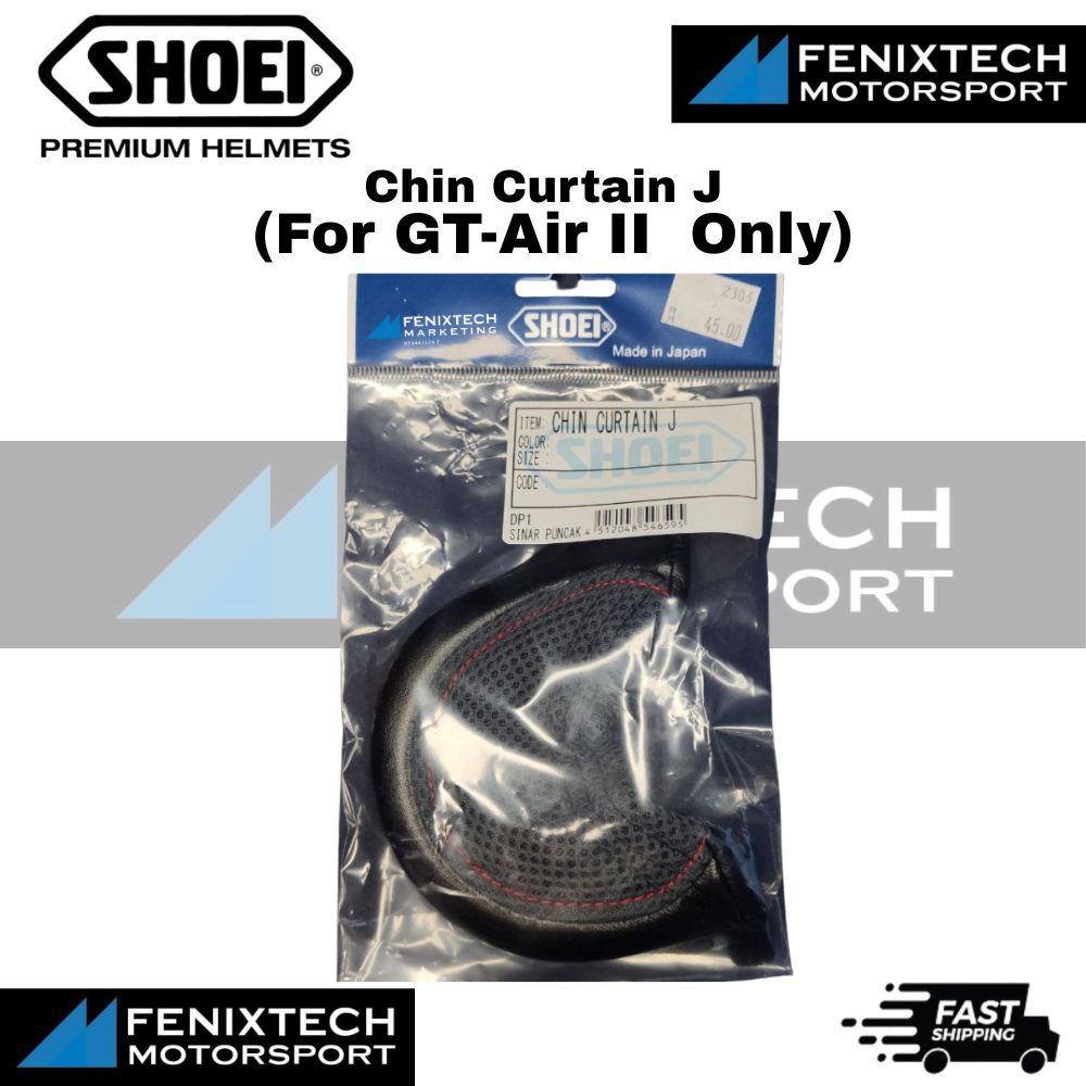 SHOEI Chin Curtain J ( For GT-Air II Only ) Motorcycle Helmet Padding 100% Original - Image 3